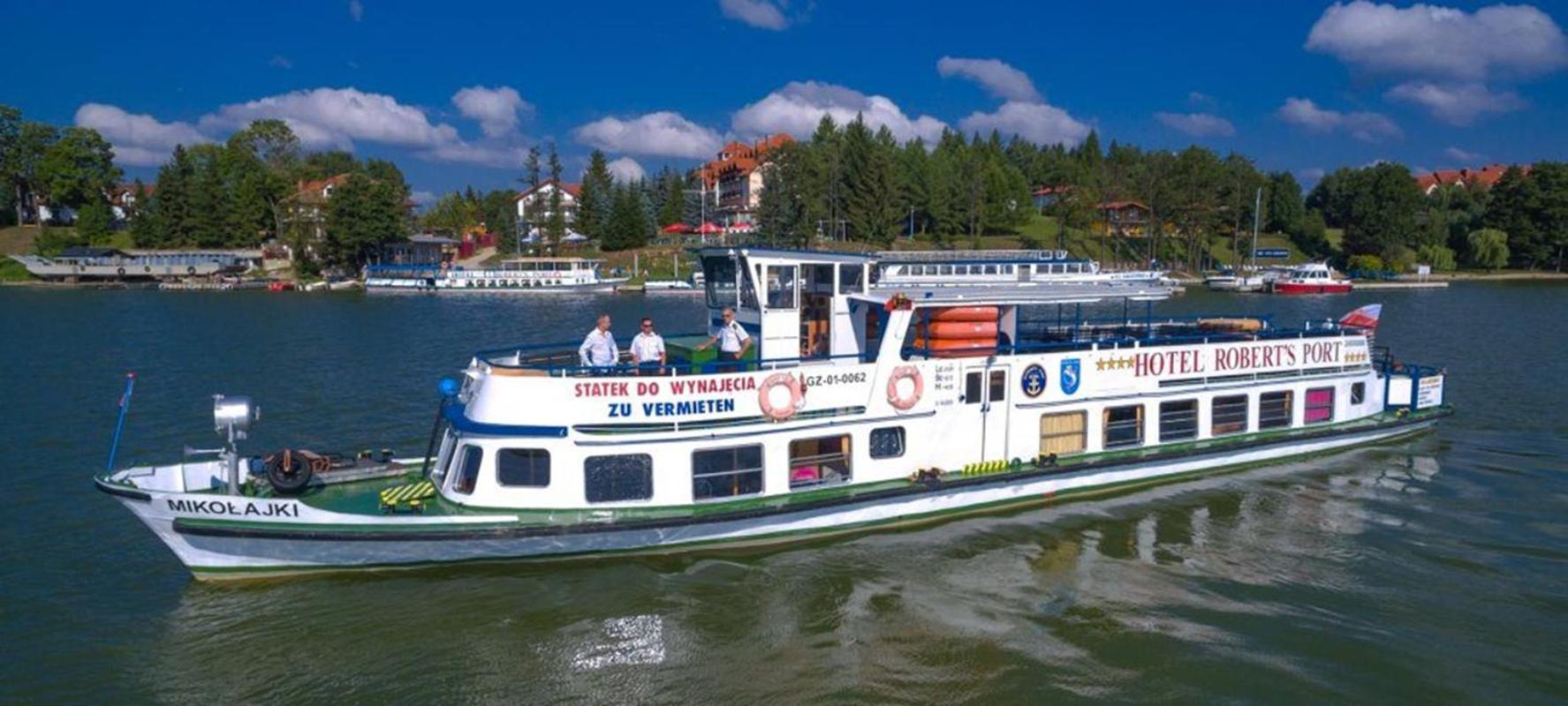 Domek Na Wodzie - Houseboat -Sauna, Taras Na Dachu, Dwie Sypialnie Mikołajki Exterior photo